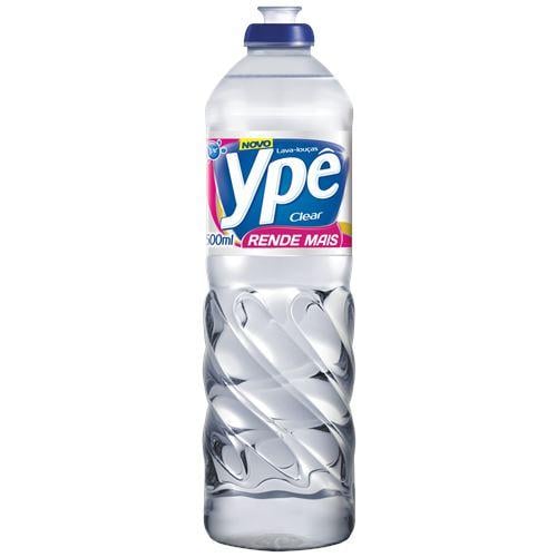 Detergente Lava Lou&ccedil;as L&iacute;quido Yp&ecirc; Clear 500ml