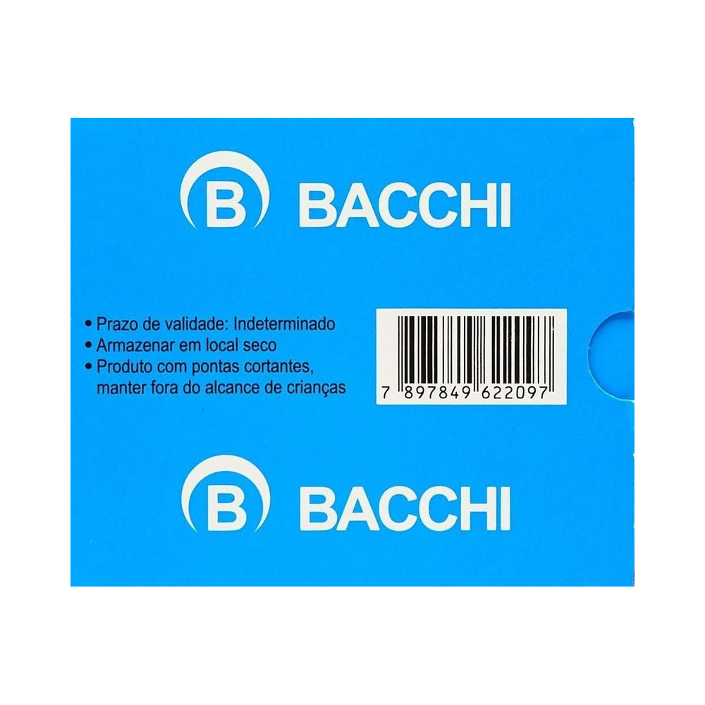 Grampo para Grampeador Galvanizado 23/10 Bacchi Caixa com 1000 Unidades