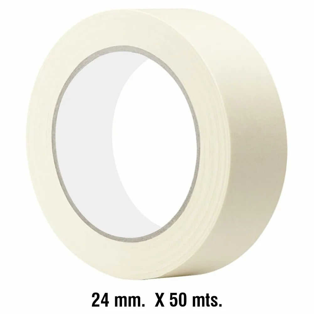 Fita Adesiva Crepe 24mm x 50m Jussara Papel Crepado