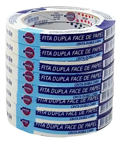 Fita Dupla Face de Papel 12mm x 30m Unitário