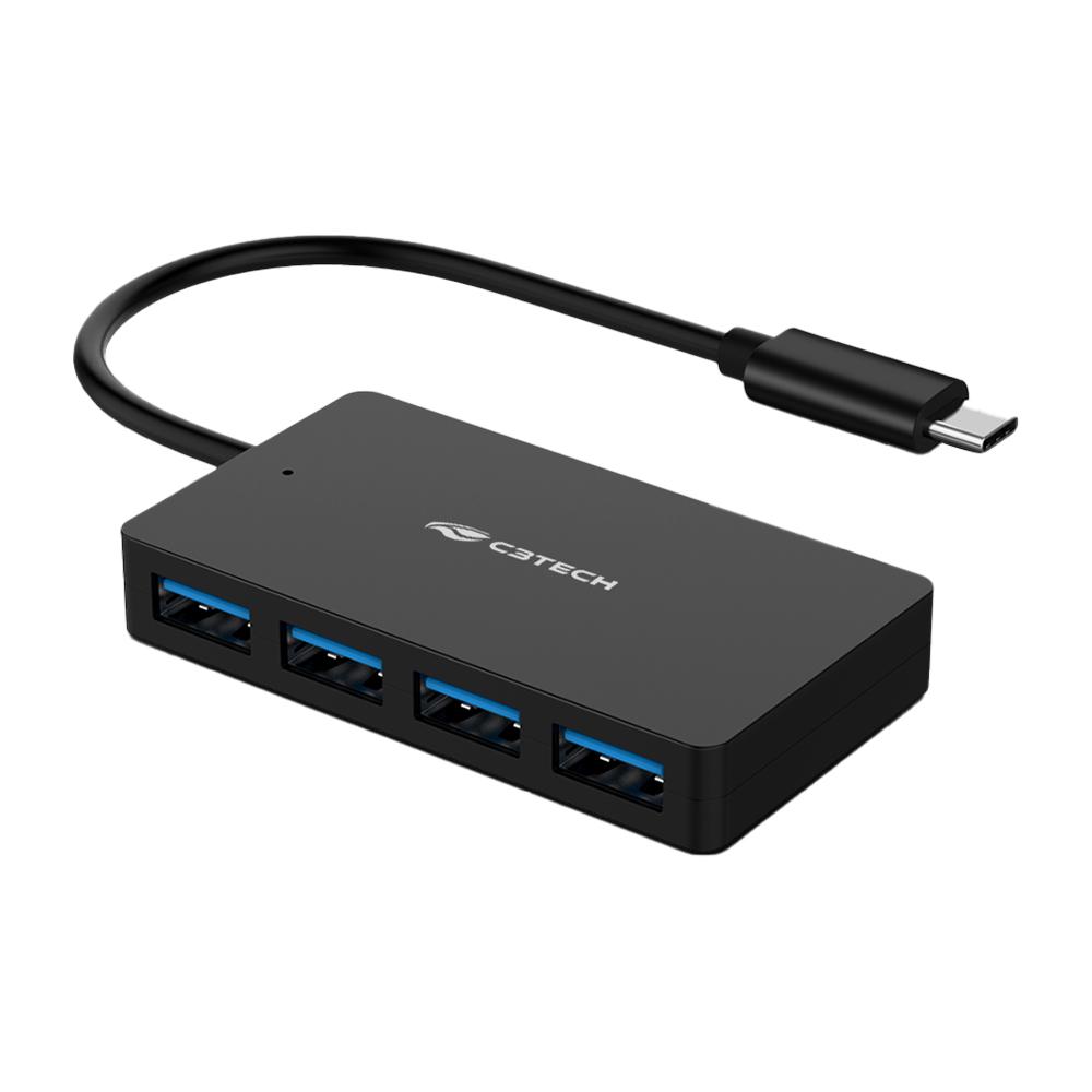 HUB USB-C 4 portas HU-C310 C3TECH