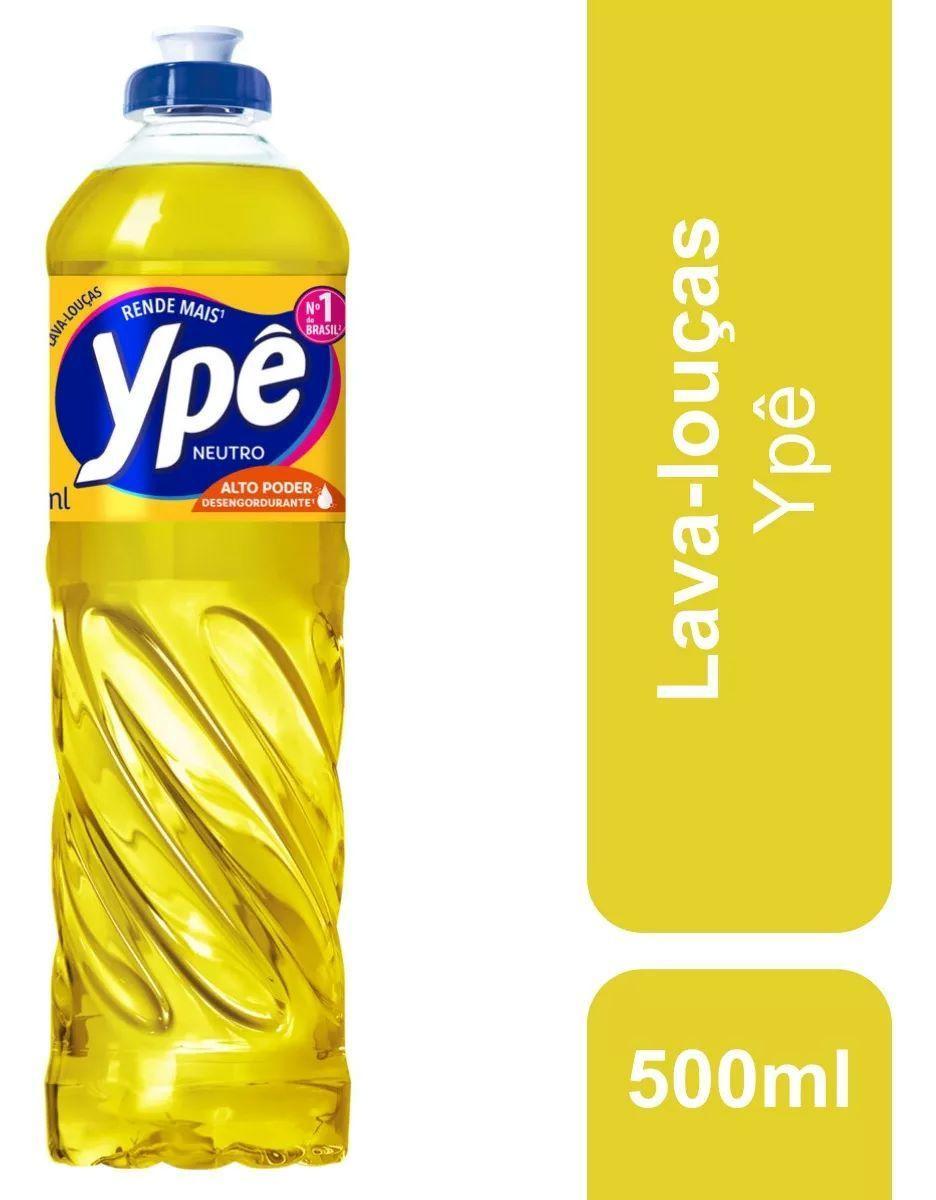 Detergente L&iacute;quido 500ml Yp&ecirc; Neutro