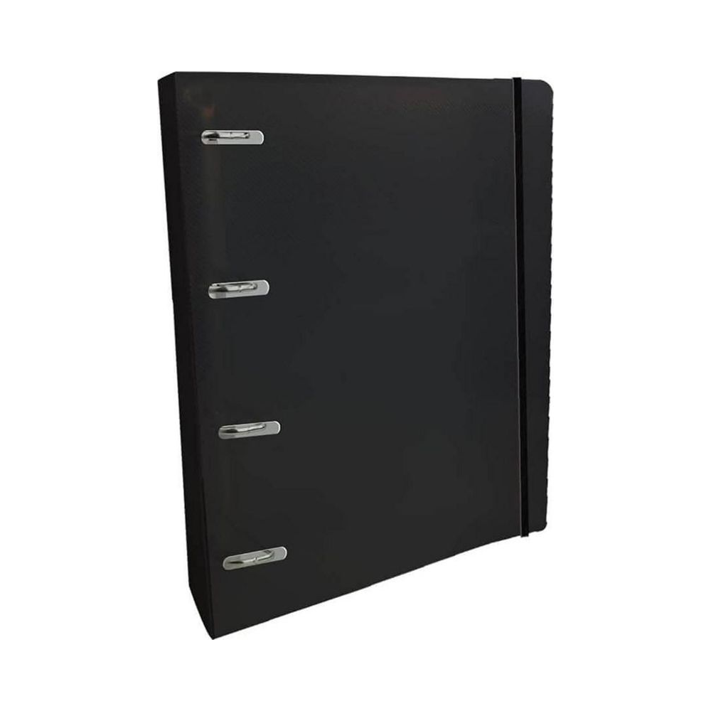 Fich&aacute;rio Polipropileno 242x300mm DAC Preto com El&aacute;stico