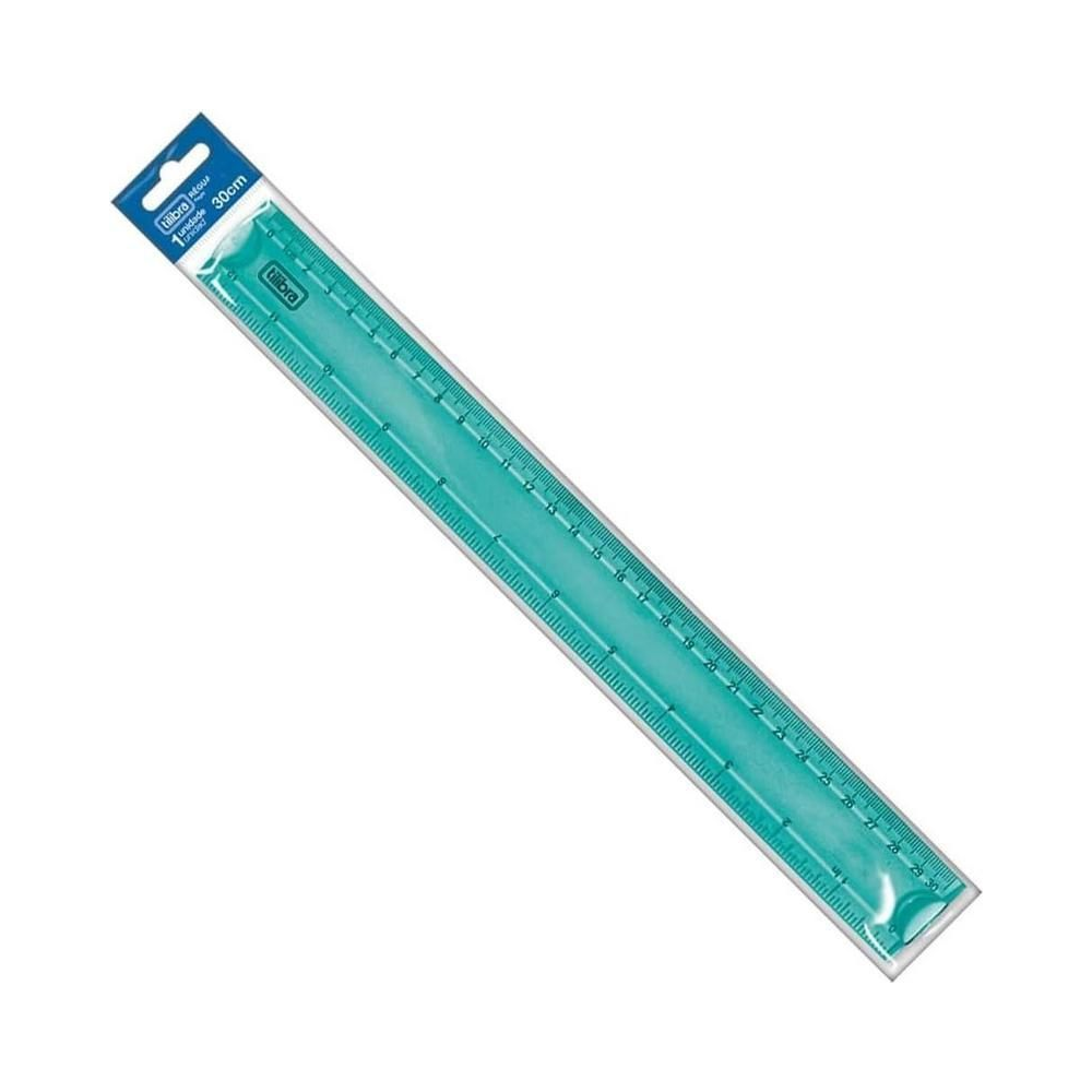 R&eacute;gua Flex&iacute;vel 30cm Aqua Tilibra Acad&eacute;mie