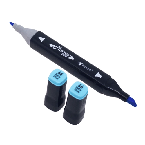 Marcador Permanente Bismark Azul Unitário