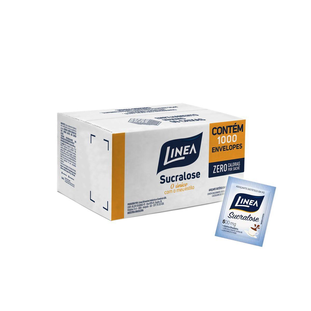 Adoçante Dietético em Pó Sucralose Linea 1000 envelopes