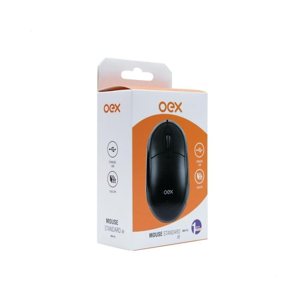Mouse com Fio Standard fit MS 10 OEX