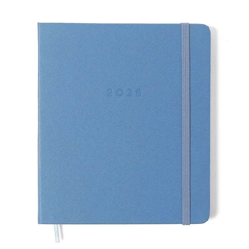 Agenda Planner Semanal Cicero 2026 Clássica Azul Celeste 17x19,5cm