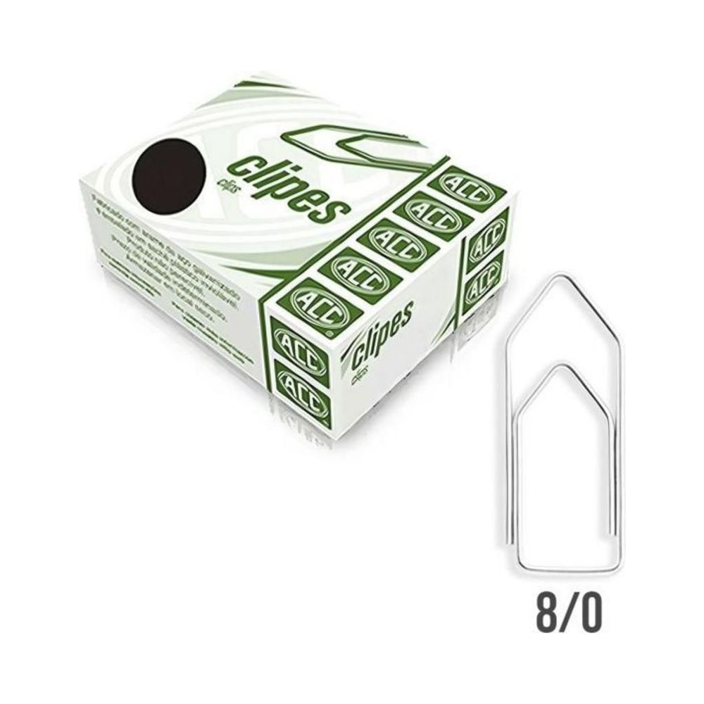 Clips Galvanizado ACC 8/0 Prata 137 unidades