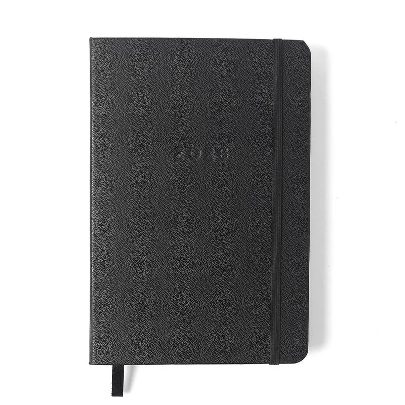 Agenda Planner Diária Cicero 2026 Clássica Preta 14x21cm