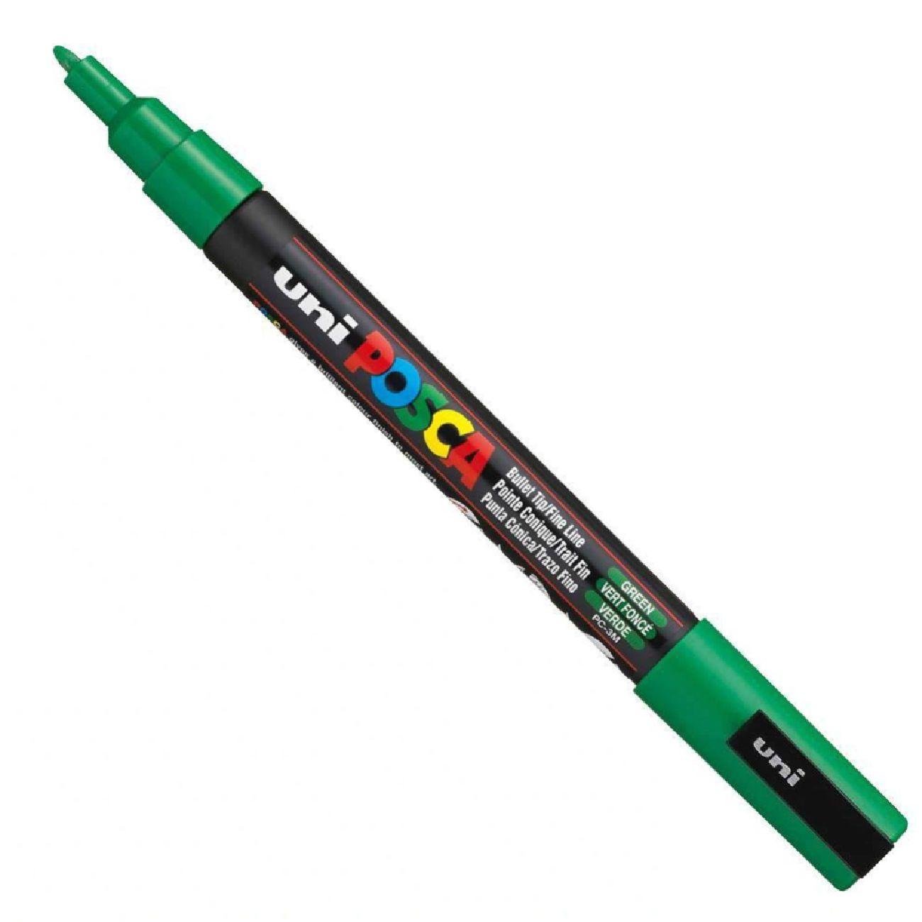 Marcador Art&iacute;stico 0.9-1.3mm PC-3M Uni POSCA Verde