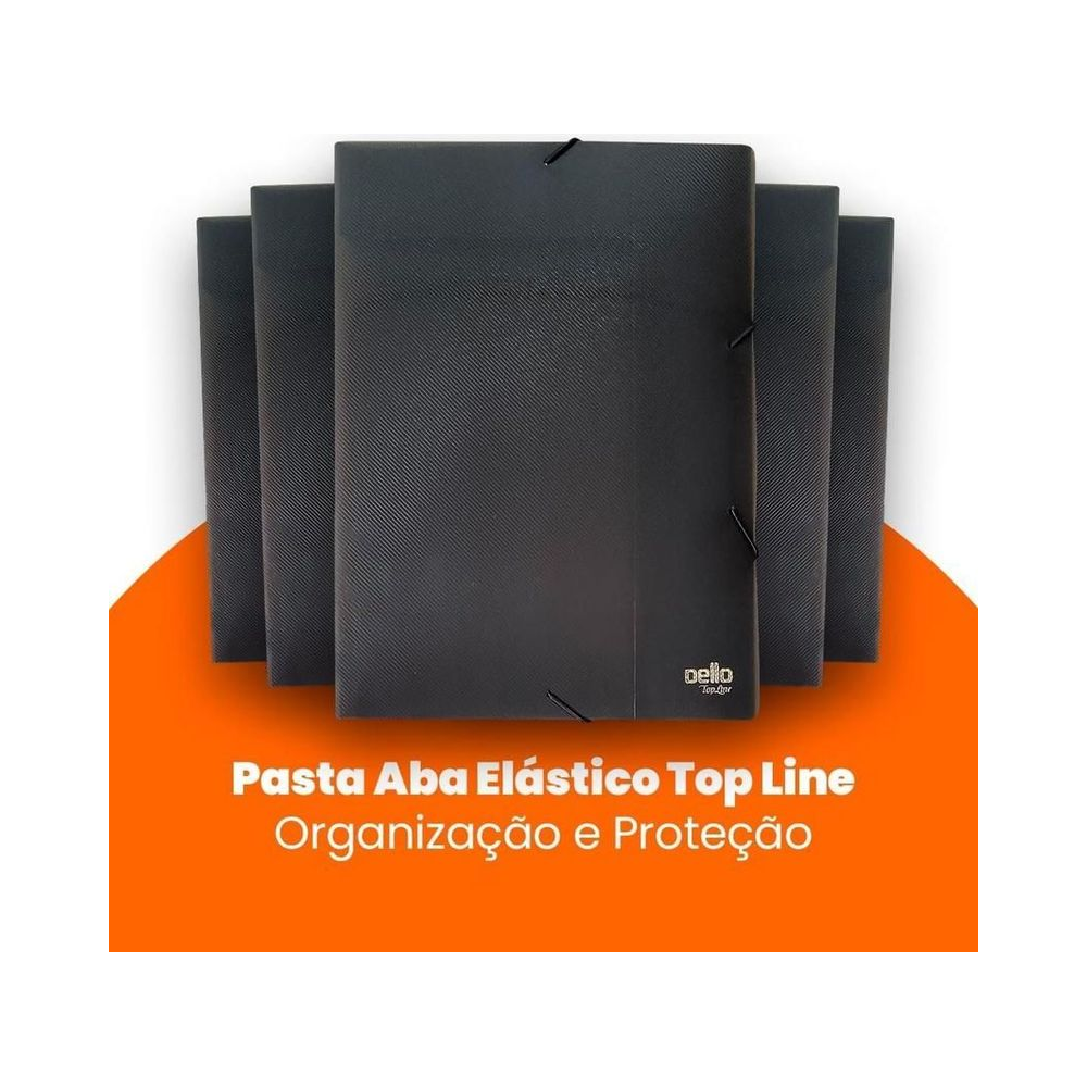 Pasta Of&iacute;cio Aba El&aacute;stico Fume Topline Dello