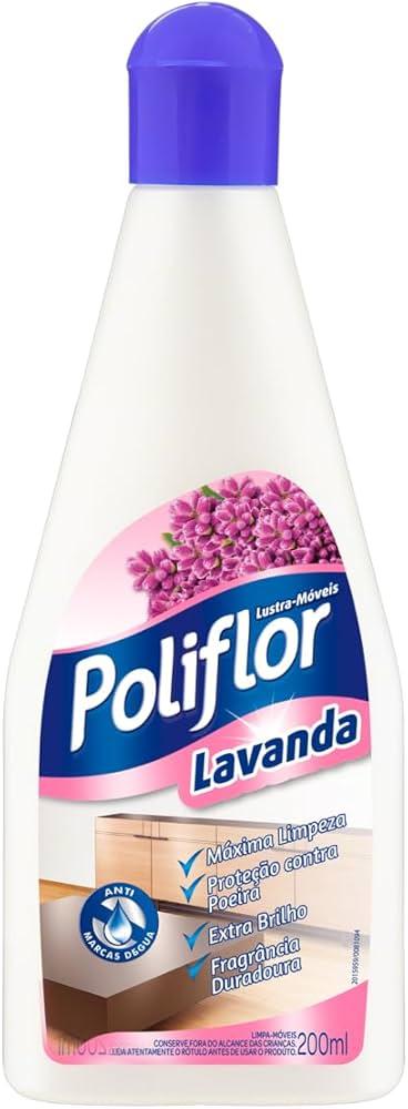 Lustra Móveis Poliflor Lavanda 200ml
