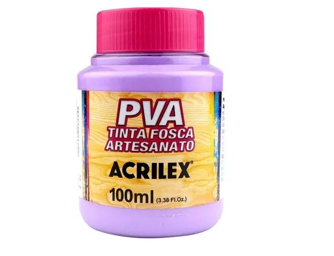 Tinta PVA Fosca Artesanato Acrilex 100ml Lilás
