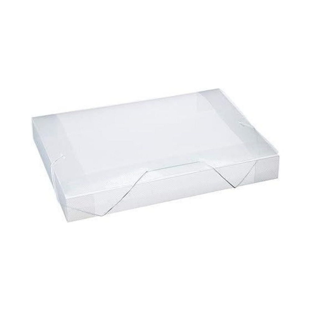 Pasta com El&aacute;stico Polipropileno A4 ACP Cristal Transparente
