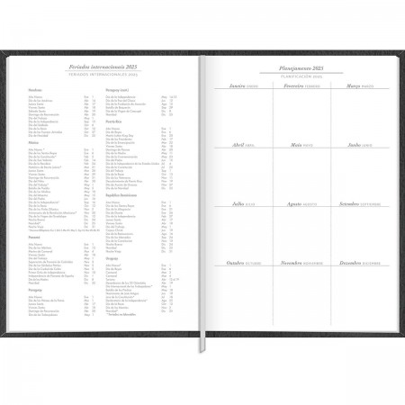 Agenda Executiva Costurada Di&aacute;ria 2025 Tilibra Torino 13.4cm x 19.2cm Unit&aacute;ria