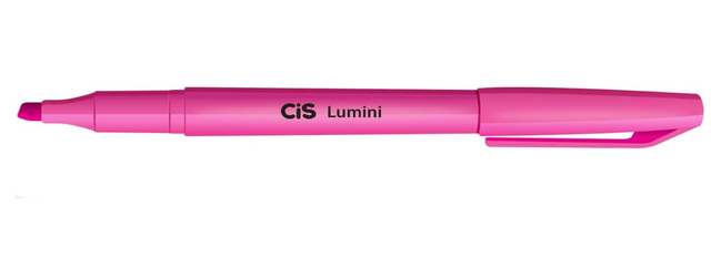 Caneta Marca Texto CIS Lumini Rosa Unitário
