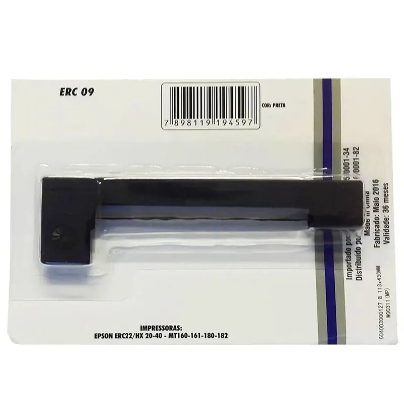 Fita p/ Impressora Matricial Epson ERC 09 Preta Masterprint