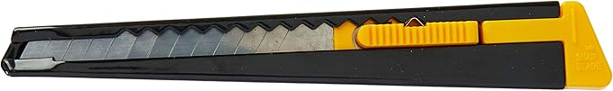 Estilete Estreito Metal Gramp Line 9mm Multicolor com L&acirc;mina Inox