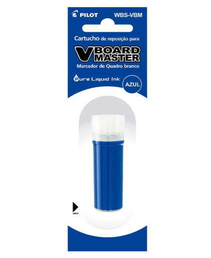 Cartucho para Reposi&ccedil;&atilde;o V Board Master Pilot Azul Unit&aacute;rio