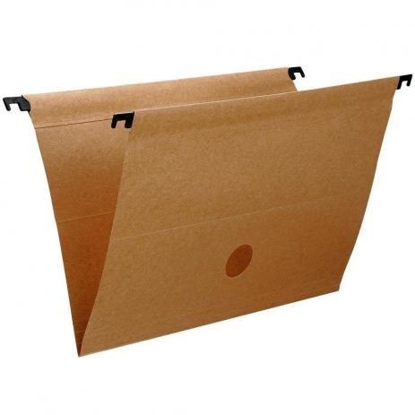 Pasta Suspensa Grampo Pl&aacute;stico Vareta Pl&aacute;stica KLC Kraft 10 unidades