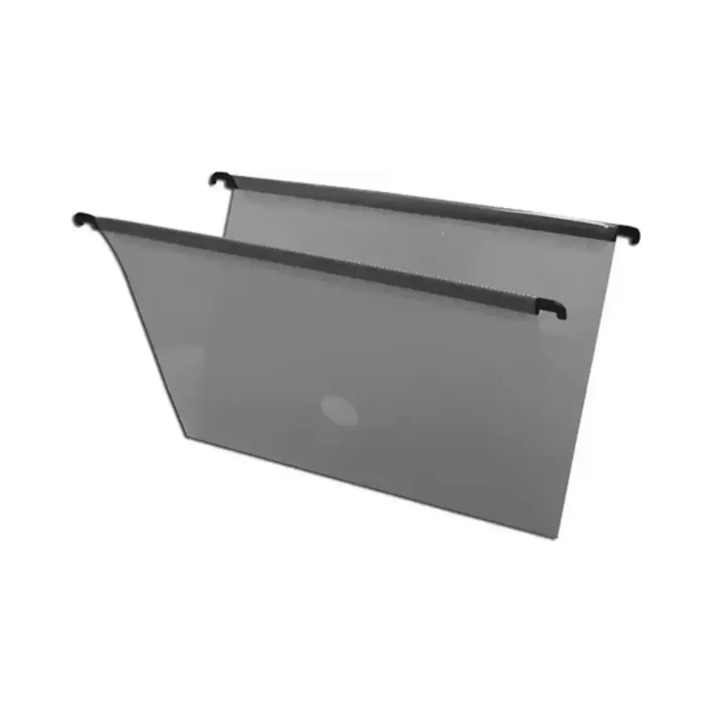 Pasta Suspensa Pl&aacute;stica A4 Polibras Fum&ecirc; com 12 Divis&oacute;rias