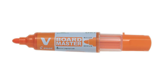 Marcador para Quadro Branco V Board Master Pilot Laranja