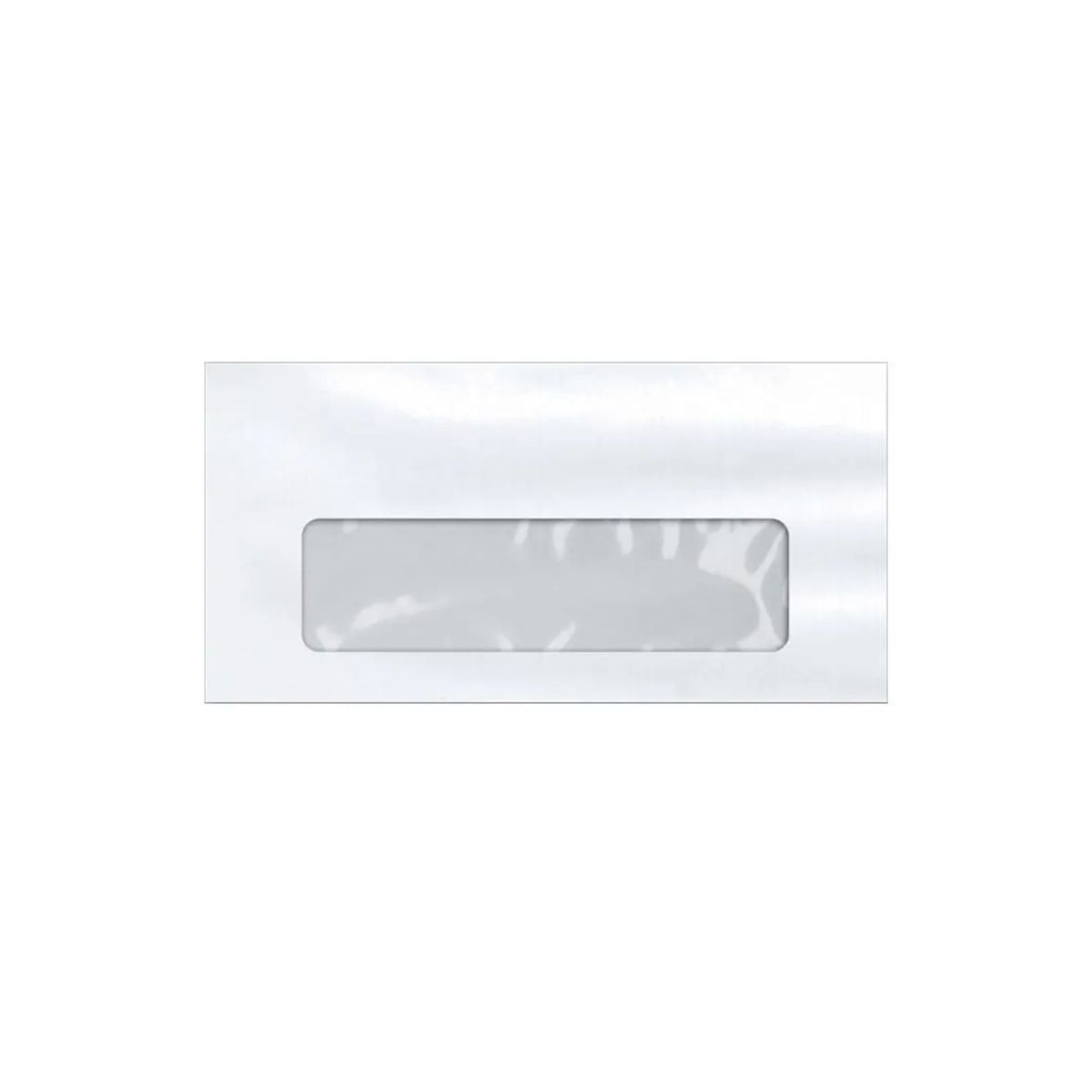 Envelope Of&iacute;cio Branco 75g 114x229mm Janela Central 10un