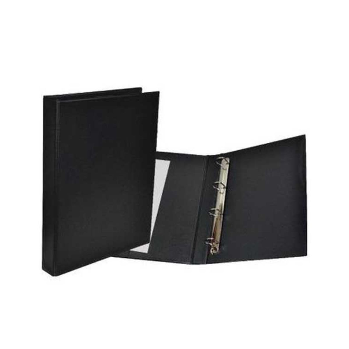 Fich&aacute;rio 4 Argolas Preto Of&iacute;cio 250x335x40mm 316 ACP