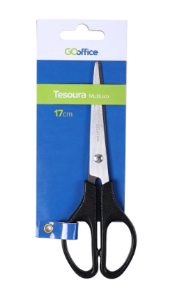Tesoura 17cm Uso Geral Go Office