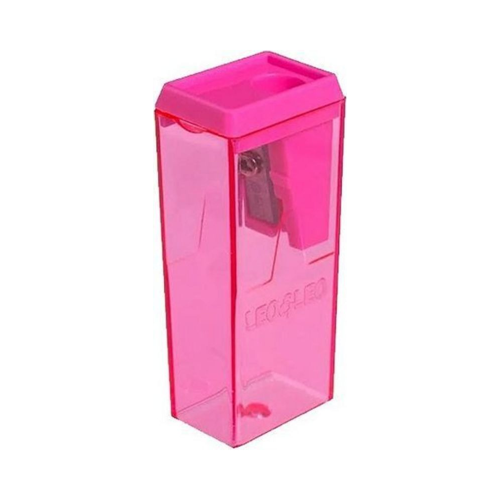 Apontador com dep&oacute;stio 6cm Leo e Leo Unit&aacute;rio - Sortido