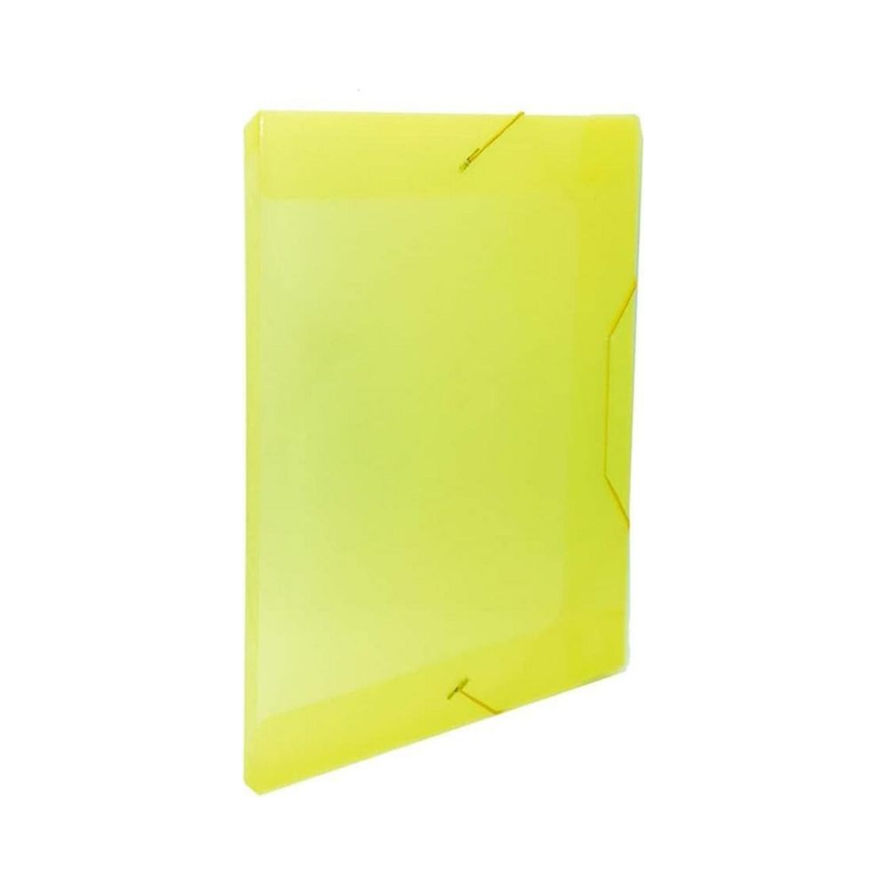Pasta Aba El&aacute;stico 20mm Of&iacute;cio ACP Amarelo 245mm x335mm x 20mm