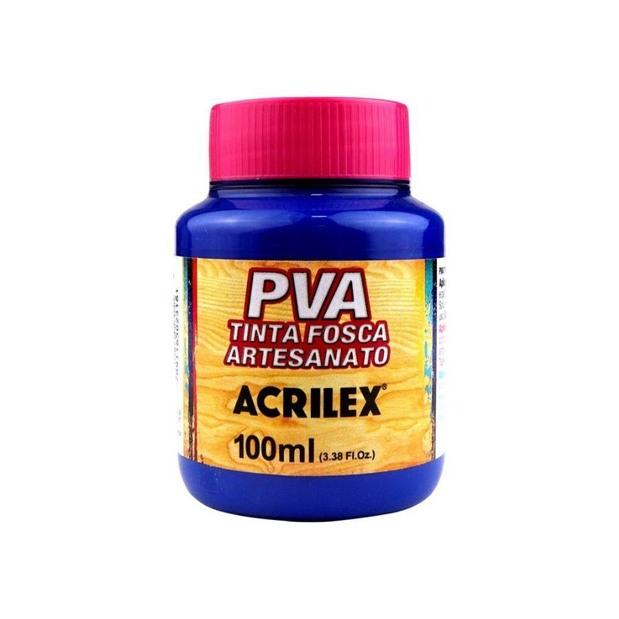 Tinta PVA Fosca Artesanato Acrilex 100ml Azul Turquesa