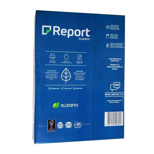 Papel Sulfite A4 Report 75g Rosa 500 Folhas