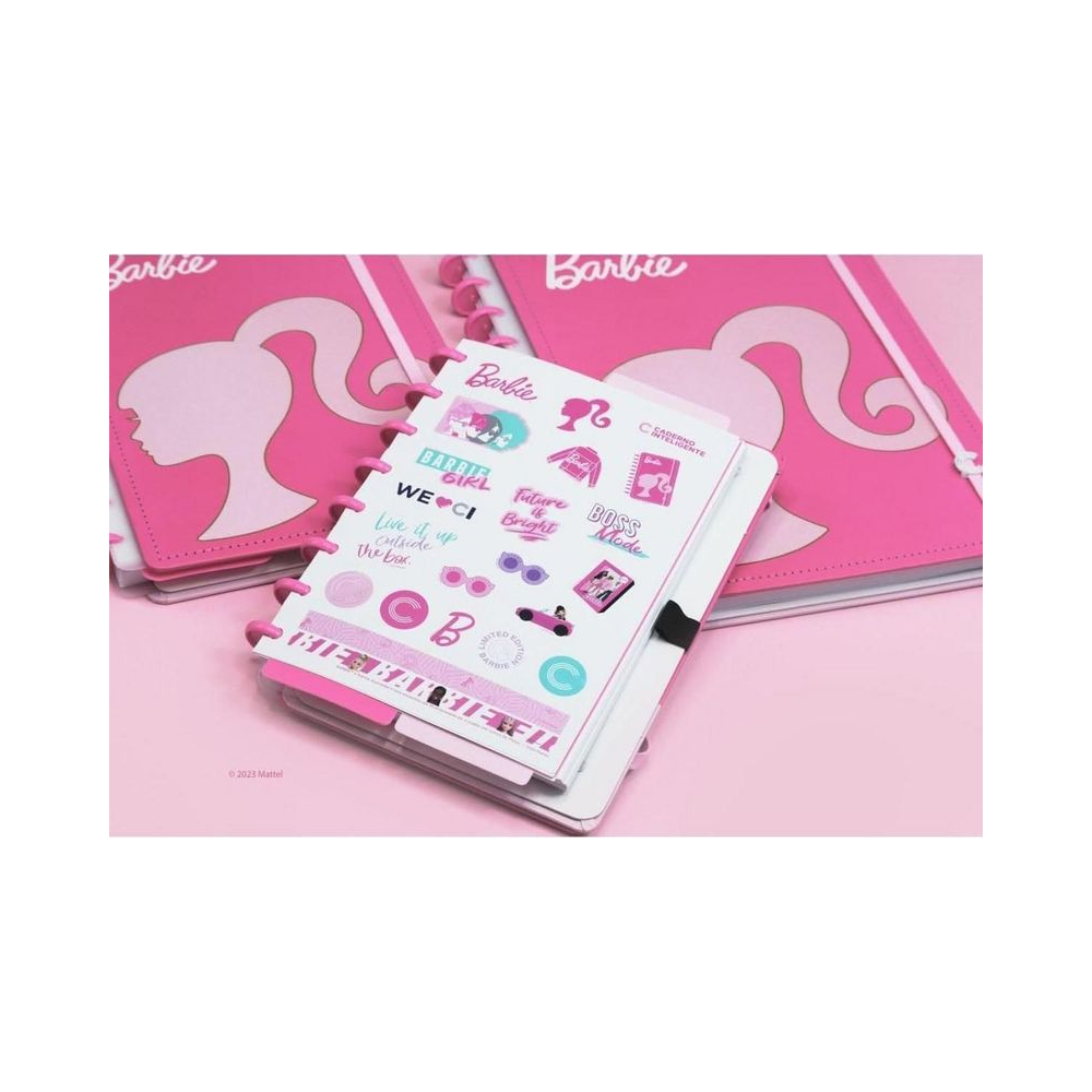 Caderno Inteligente Barbie Pink Grande 80 folhas