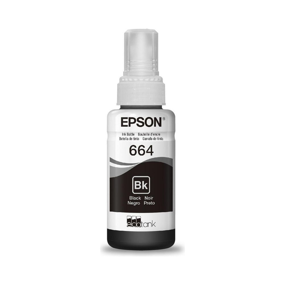 Garrafa de Tinta EcoTank 664 Epson Preta 70ml