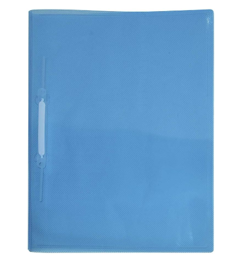 Pasta Transparente com Trilho ACP Azul