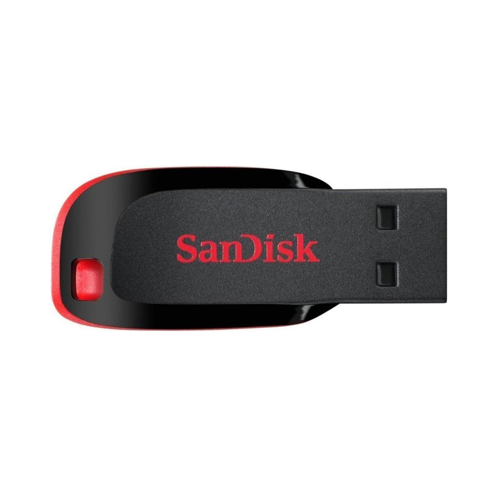Pen Drive Cruzer Blade SDCZ50-064G-B35 Sandisk 64GB Preto USB 2.0
