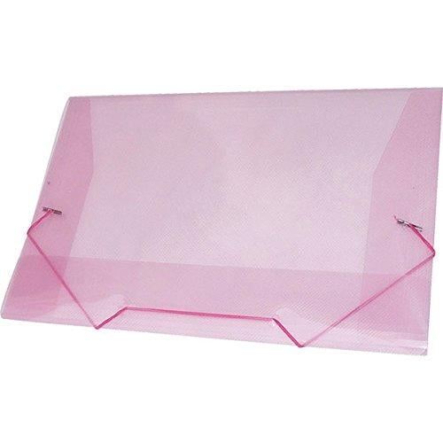 Pasta com El&aacute;stico Polipropileno Of&iacute;cio ACP Rosa