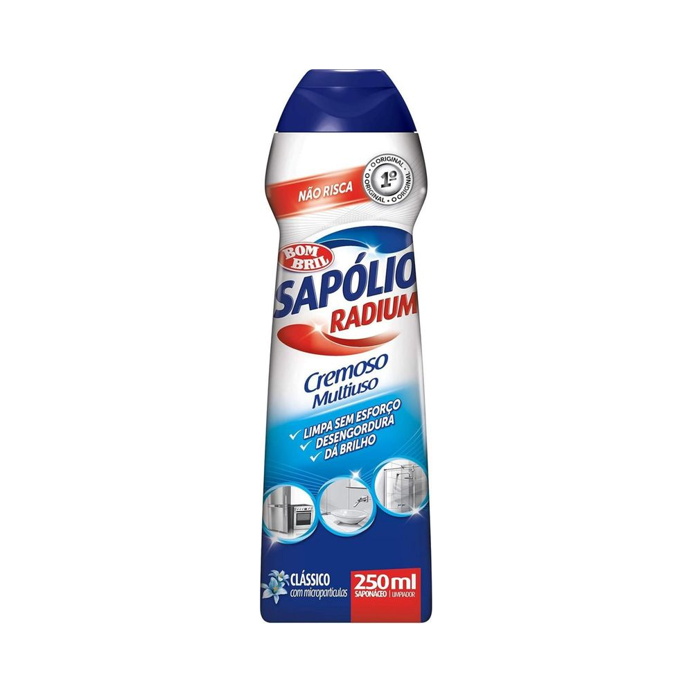 Sapon&aacute;ceo Cremoso 250ml Bom Bril Cl&aacute;ssico
