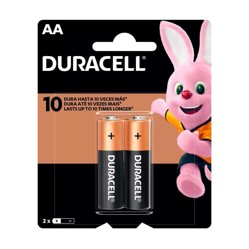 Pilhas Alcalinas AA 1.5V Duracell 2 unidades