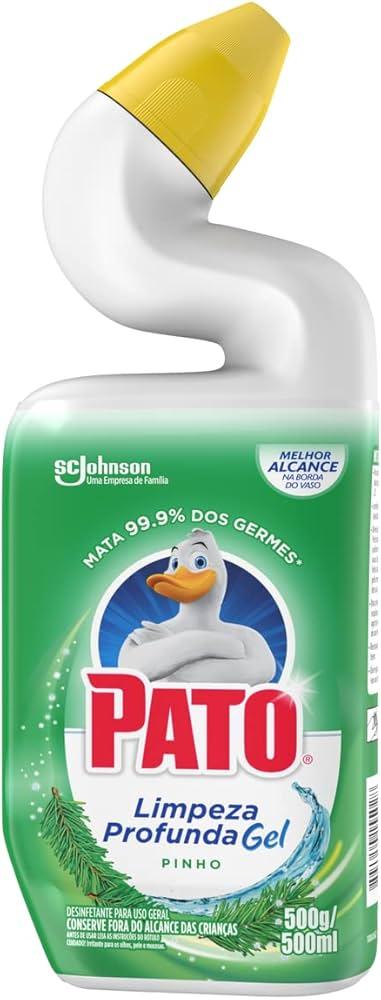 Desinfetante para Uso Geral Pato Limpeza Profunda Gel Pinho 500ml