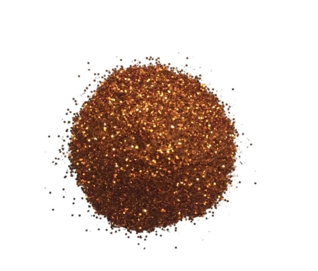 Glitter Poliéster Make+ 15g Cobre