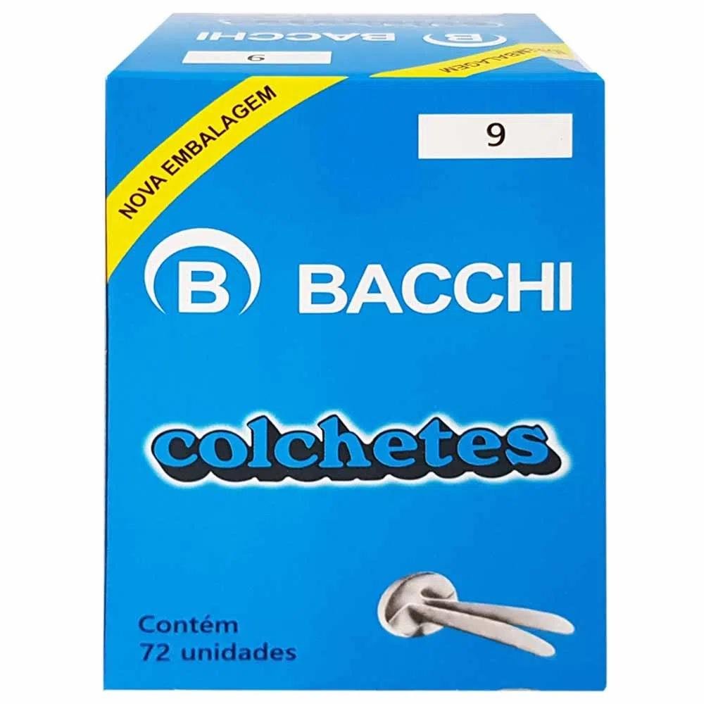 Colchetes Nº 9 Bacchi com 72 unidades