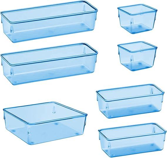 Kit Potes Organizadores Modulares Acrimet 7 peças