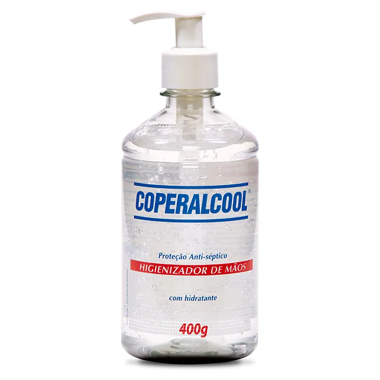 &Aacute;lcool Gel 400g Coperalcool 70% Antiss&eacute;ptico para M&atilde;os