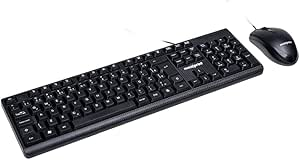 Kit Teclado e Mouse CF1001 Dimensional USB 2.0 Maxprint ABNT2 Resistente a Respingos