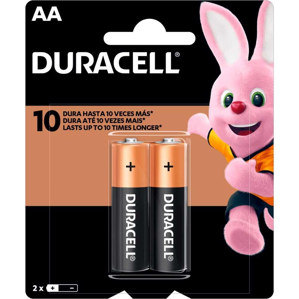 Pilhas Alcalinas AA 1.5V Duracell 2 unidades