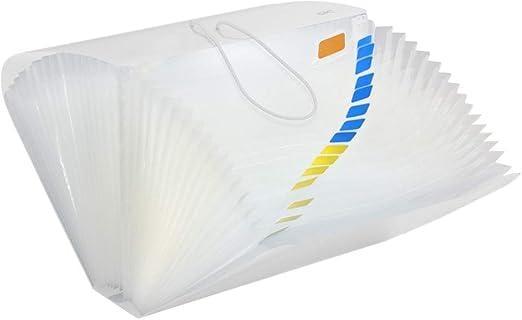 Pasta Sanfonada DAC, 31 Divis&otilde;es, 1/2 Oficio 240 mm x 180 mm