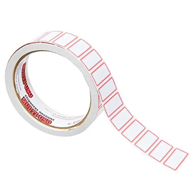 Etiquetas Adesivas Multiuso Manual nº 6 39 x 20mm Fitacrel 10m 5 rolos 2.500 etiquetas